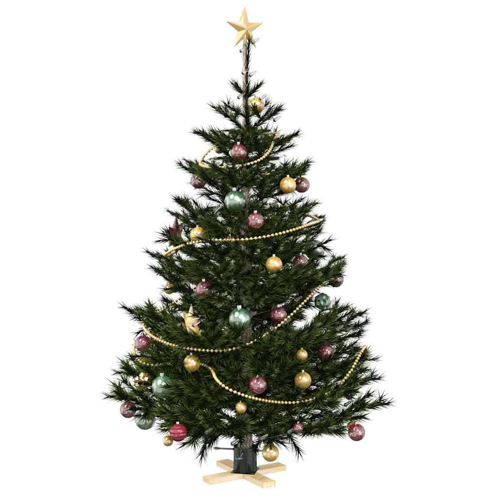 Vidaxl - Pied de Sapin de Noël 1.73 Vert 50 x 50 x 16 cm Pin massif vidaXL 42019194 - Image 4