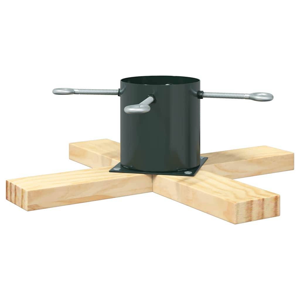 Vidaxl - Pied de Sapin de Noël 1.73 Vert 50 x 50 x 16 cm Pin massif vidaXL 42019194 - Image 2