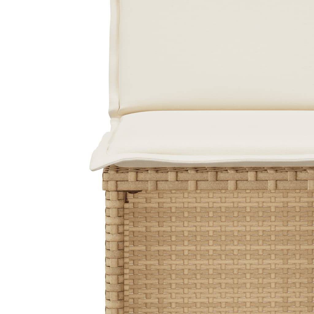 ComfortXL - Salon de Jardin Compact 2 Personnes Résine Tressée, Table en Verre et Rangement Malin Beige – ComfortXL Outdoor Living - Image 10