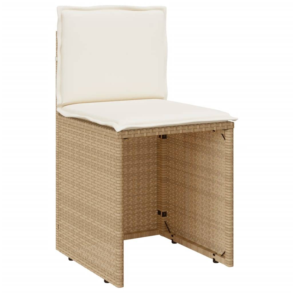 ComfortXL - Salon de Jardin Compact 2 Personnes Résine Tressée, Table en Verre et Rangement Malin Beige – ComfortXL Outdoor Living - Image 6