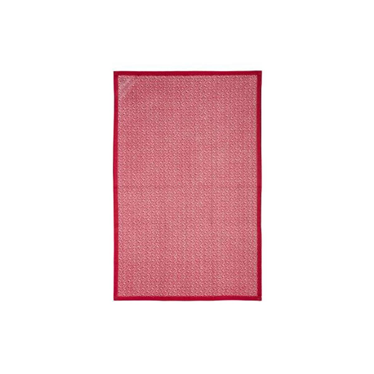Lot de 3 Torchons "Imprimé" 45x70cm Rouge - Image 3