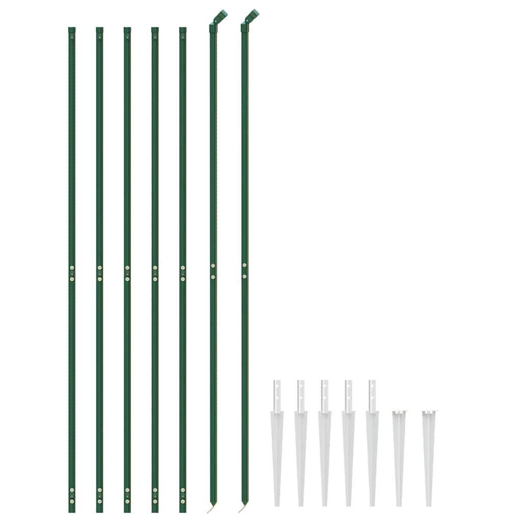 Grillage Souple Galvanisé Propriété Enclos Animaux Vert 1,4x10m - ComfortXL Outdoor Living - Image 3