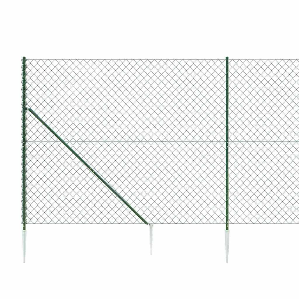 Grillage Souple Galvanisé Propriété Enclos Animaux Vert 1,4x10m - ComfortXL Outdoor Living - Image 5