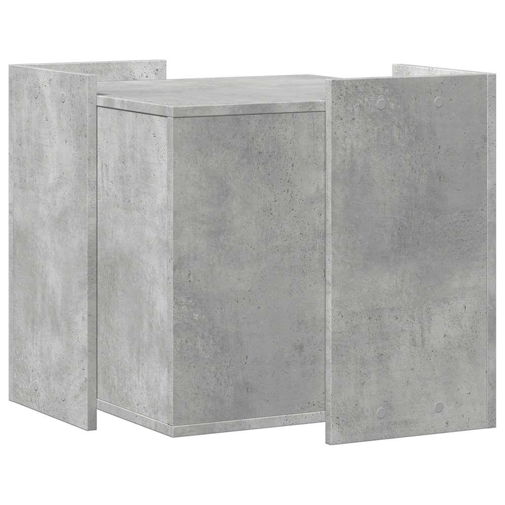 Vidaxl - Meuble de bac à litière pour chat gris béton bois d'ingénierie vidaXL 857754 - Image 6