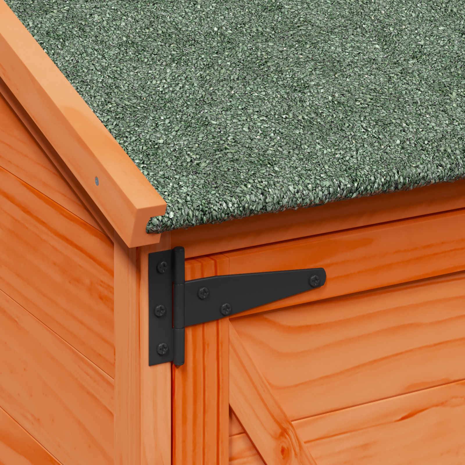 Vidaxl - Abri de jardin Marron 106 x 56 x 113,5 cm Bois de Sapin Massif vidaXL 42033475 - Image 9