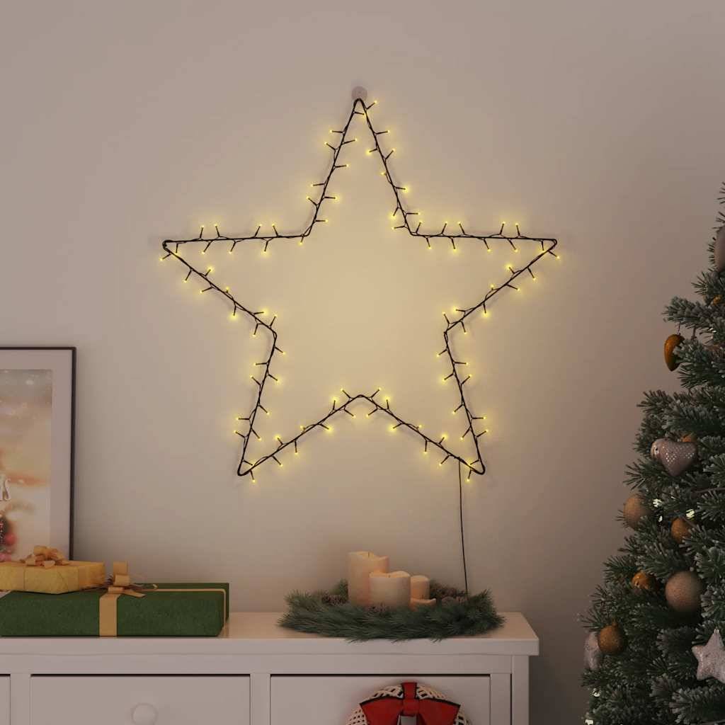 Grande Silhouette Étoile Lumineuse 90cm LED 8 Modes USB Déco Murale Noël – ComfortXL Outdoor Living - Image 1