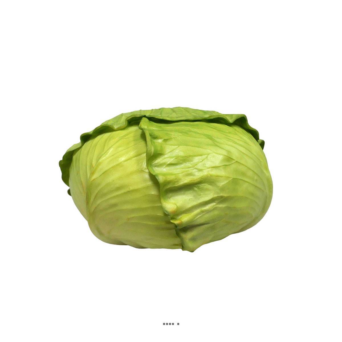 Faux Chou blanc pour décors D 19 cm - Image 1