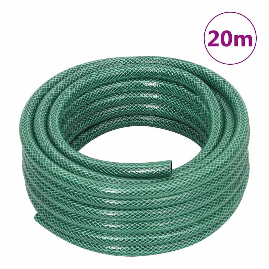 Enrouleur de tuyau acier galvanisé et plastique vert 40.5 x 34.5 x 47 cm - PANGIVO - Image 9