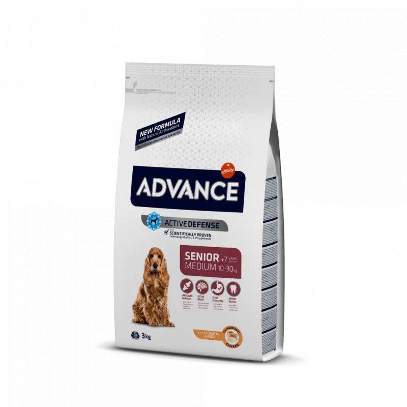 CROQUETTES CHIEN SENIOR MEDIUM - ADVANCE 12 kg