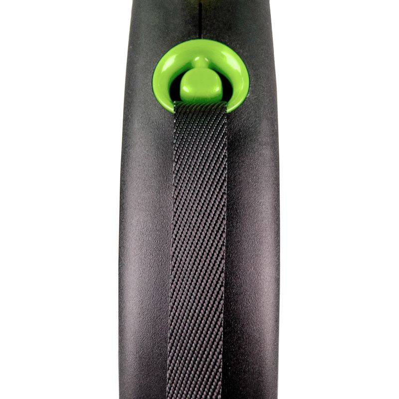 Flexi - Laisse Black Design S Tape 5m black/ green FU12T5-251-S-CG Flexi - Image 2
