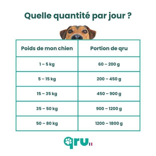 0 - QRU - Barf complet chien - Poulet Intro x10 - 4,5 kg - Image 6