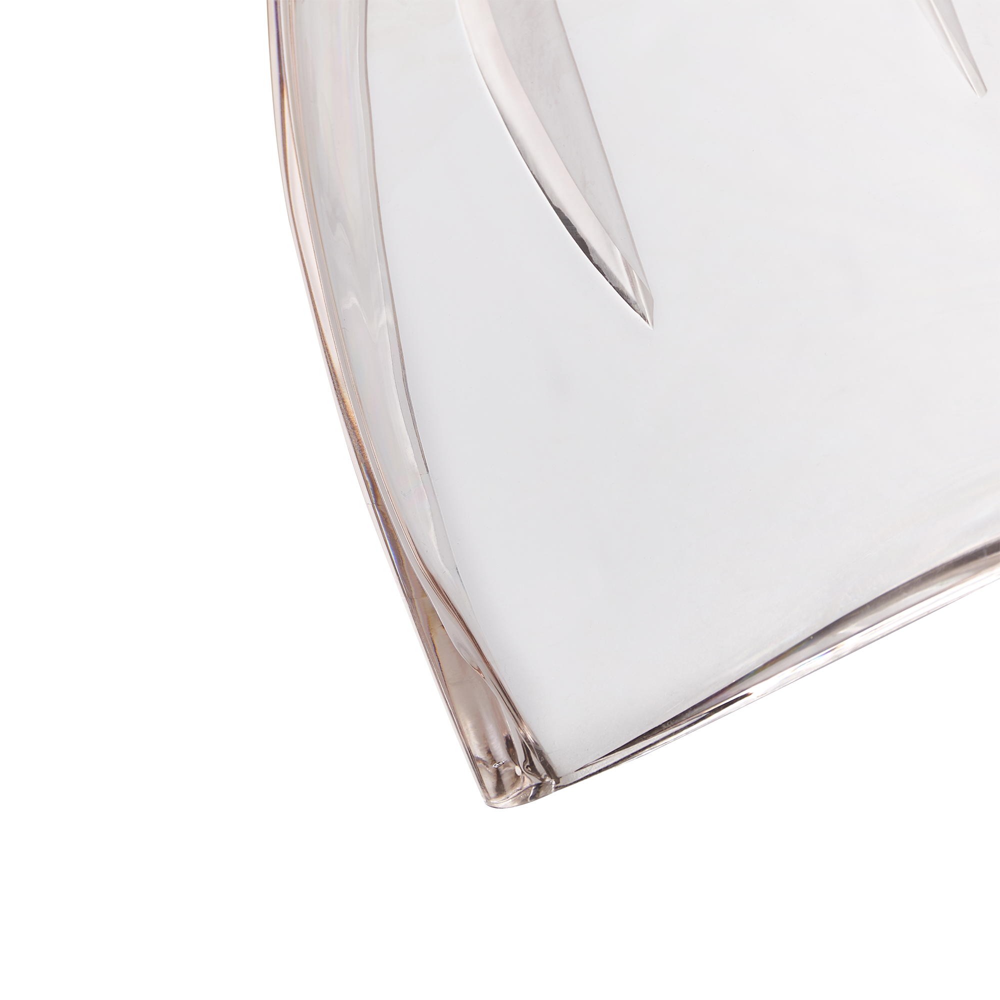 Beliani - Lot de 4 Chaises à Manger Transparents en Plastique Empilables pour Intérieur et Extérieur sans Accoudoirs - Image 9