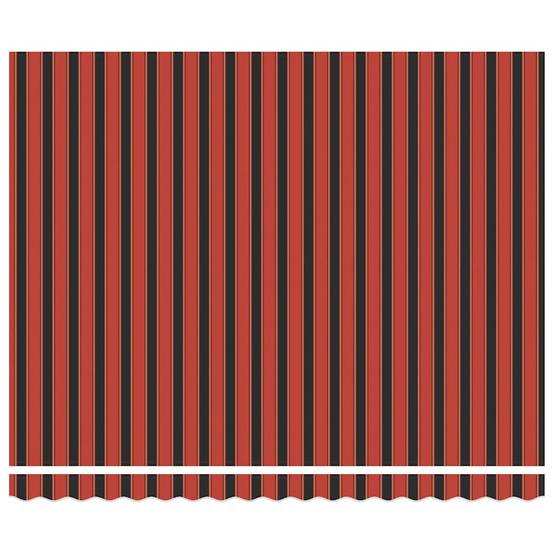 Store banne | Auvent Rouge et Noir 350 x 250 x 165 cm Polyester Maison Chic - Image 6