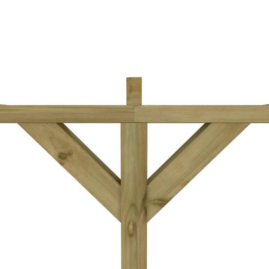 Pergola - Tonnelle de jardin à appentis 2 x 4 x 2,2 m Bois - Image 5