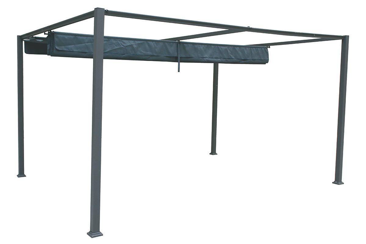 Hesperide - Toile de tonnelle "Palmeira" ardoise 4x3m en polyester Hespéride - Image 5