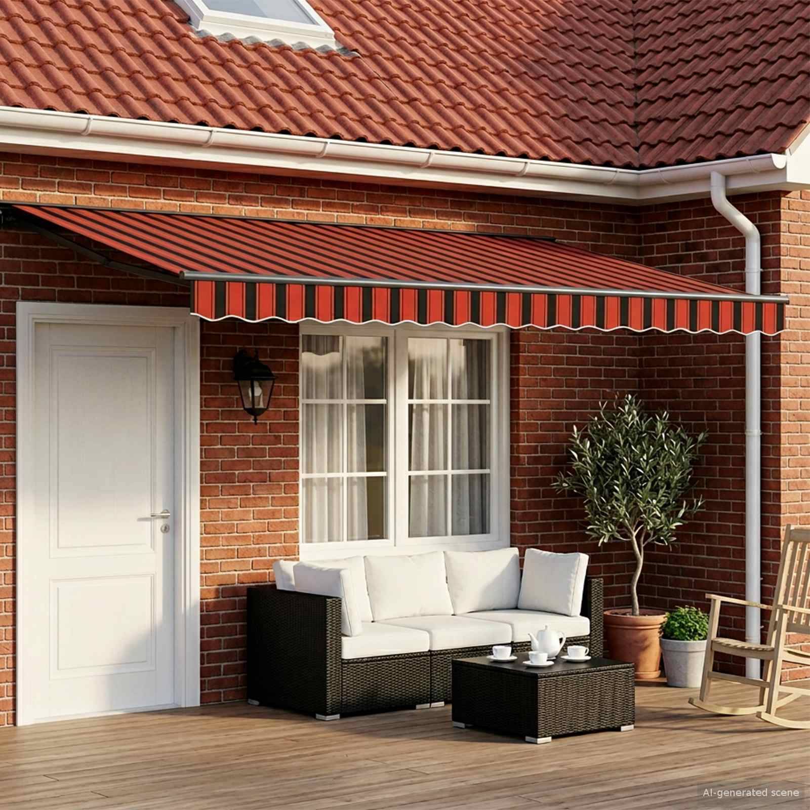 Vidaxl - Auvent rétractable électrique 4,5 × 3 m vidaXL 3421621 - Image 1