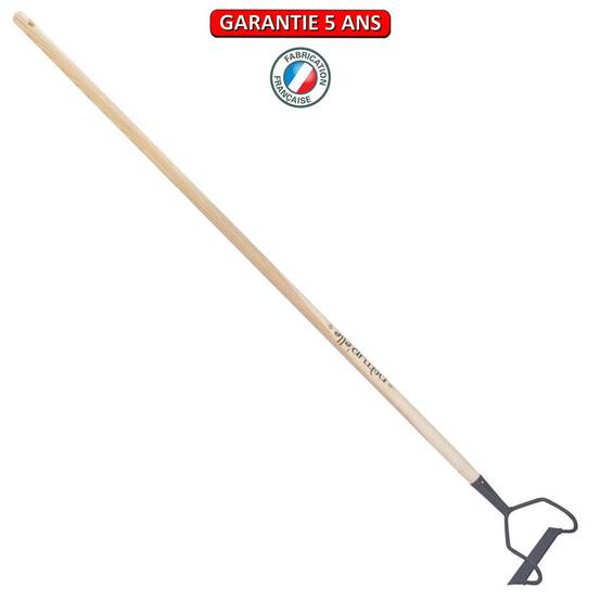 Outils Perrin - Ratissoire à tirer de 16cm, manche 130cm - Gris algue Outils Perrin