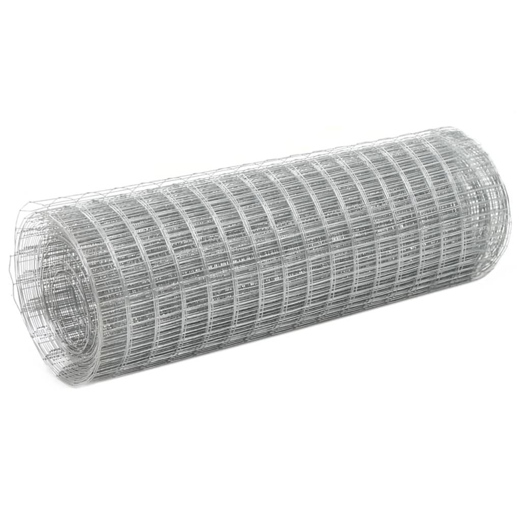 Grillage Volière Acier Galvanisé Jardin Protection 12mm 25x0,5m - ComfortXL Outdoor Living - Image 1