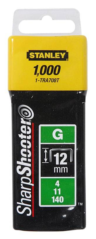 stanley - Agrafes 12 mm type G boîte de 5000 - STANLEY - 1-TRA708-5T - Image 2