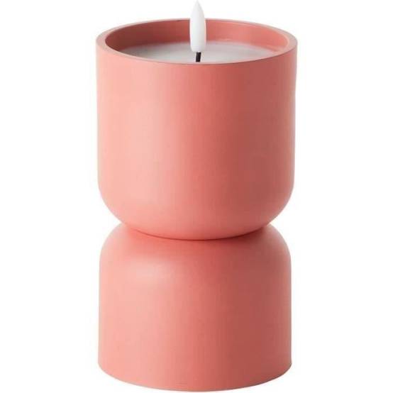 Brilliant - Lampe de table d'extérieur - BRILLIANT - LOVERE - Forme bougie - Plastique - 3 W - Terre cuite