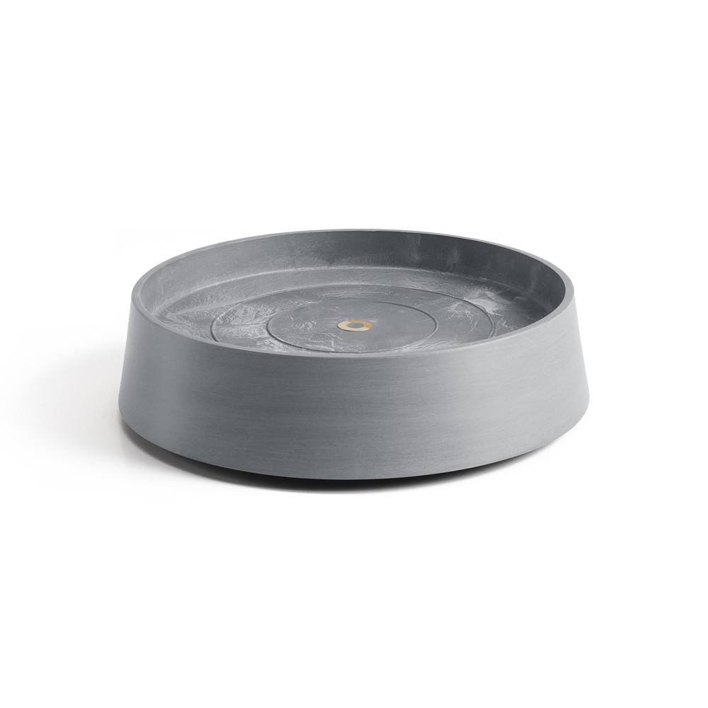Ecopots - Support à roulettes Wheels Oslo 35 Bleu Gris - Ø 32,2 x H. 8,5 cm ECOPOTS