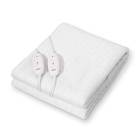Todeco Surmatelas Chauffant Double Électrique, 160x140cm, 120W Chauffe-Matelas Double XXL pour 2 Personnes, 2 éléments de Commande - Image 1