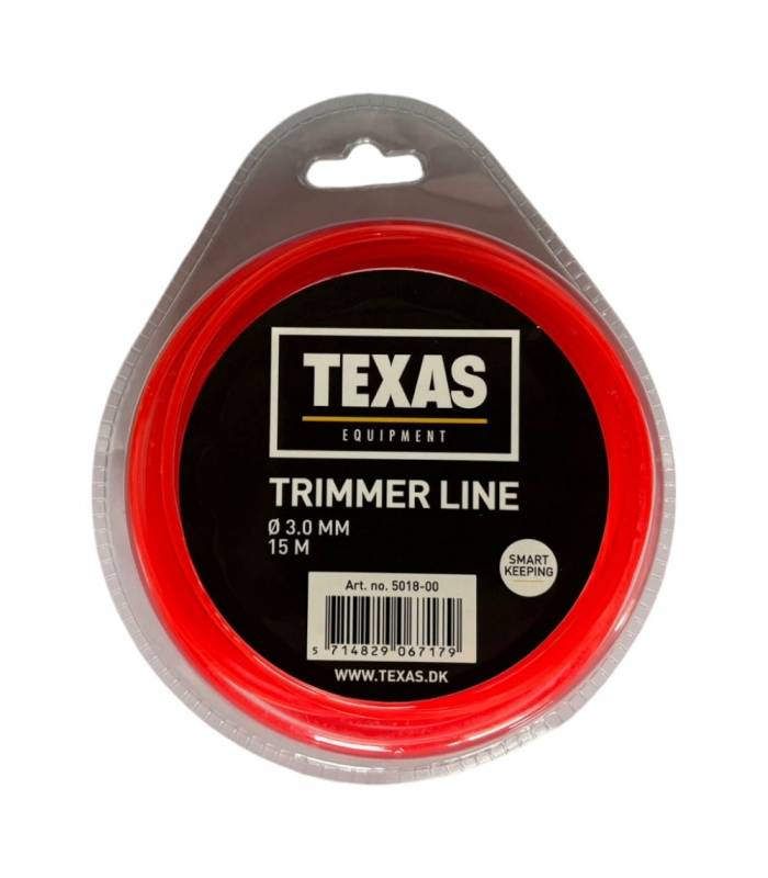 Fil professionnel étoile pour débroussailleuse 3mm, 15 mètres - TEXAS 5018-00 - Image 2