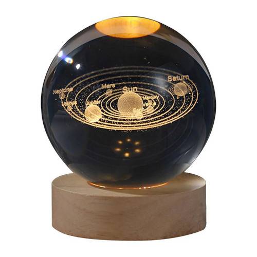 Veilleuse Boule de Cristal Système Solaire MAGNETICLAND - Image 2