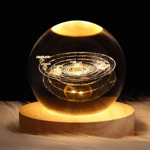 Veilleuse Boule de Cristal Système Solaire MAGNETICLAND - Image 1