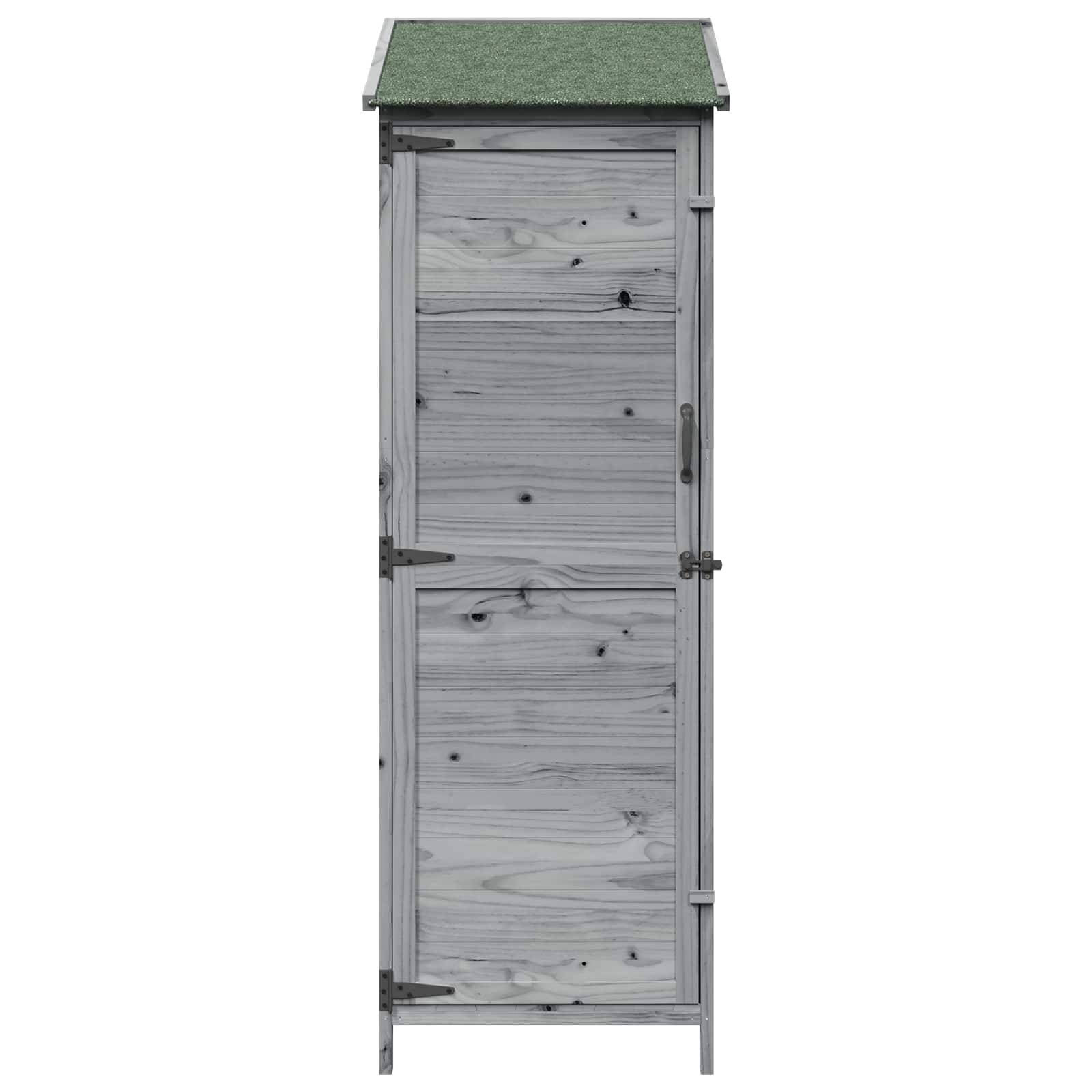 Vidaxl - Abri de jardin Gris 59,5 x 56 x 176,5 cm Bois d'ingénierie vidaXL 42033446 - Image 6