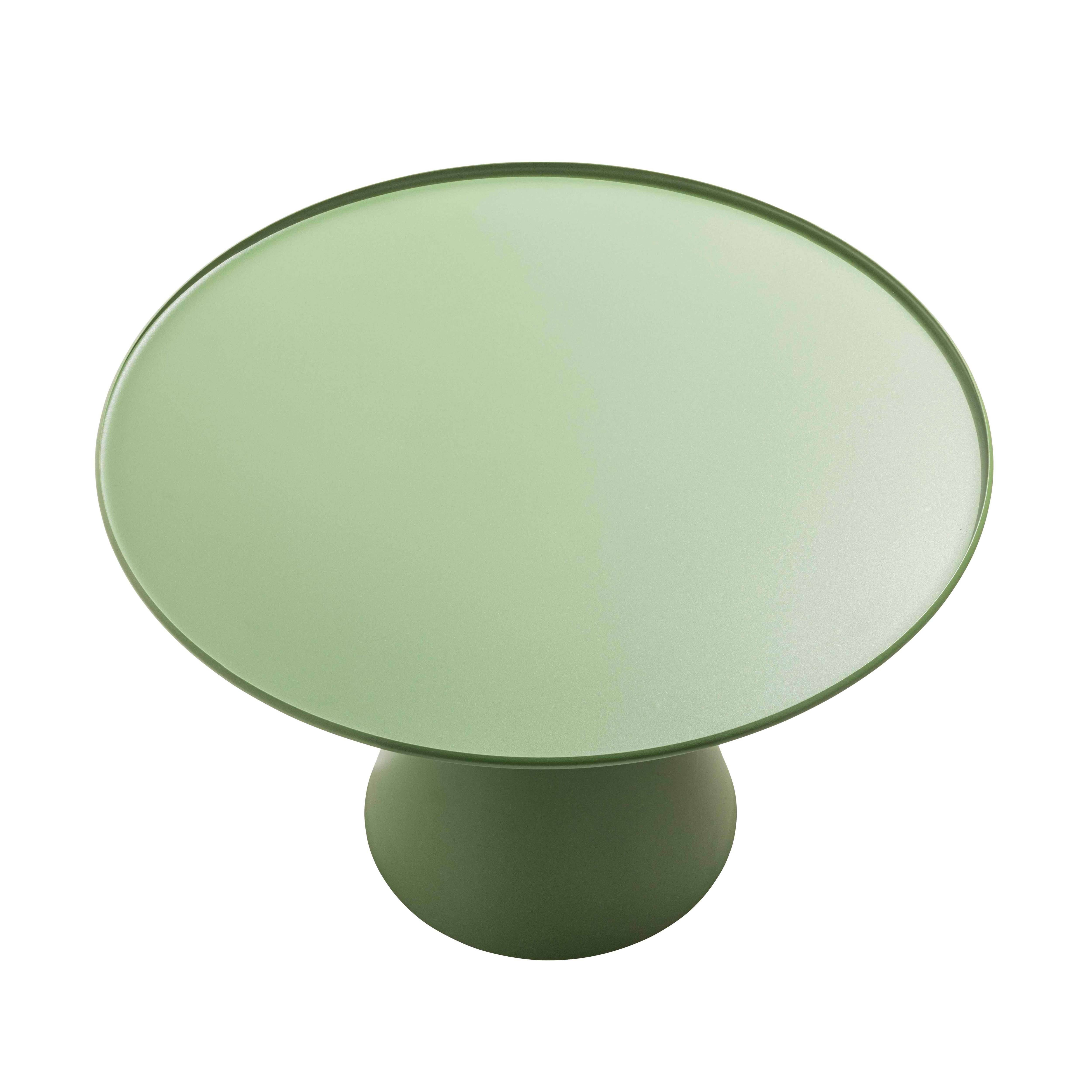 Oviala - Table basse ronde 60 cm en acier vert cactus Gomba - Oviala - Image 2