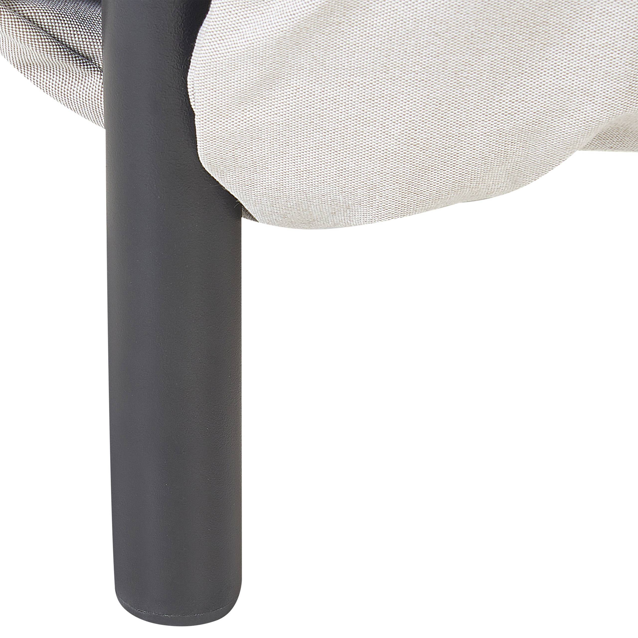 Beliani - Fauteuil Aluminium Gris ESPERIA - Beliani - Image 7