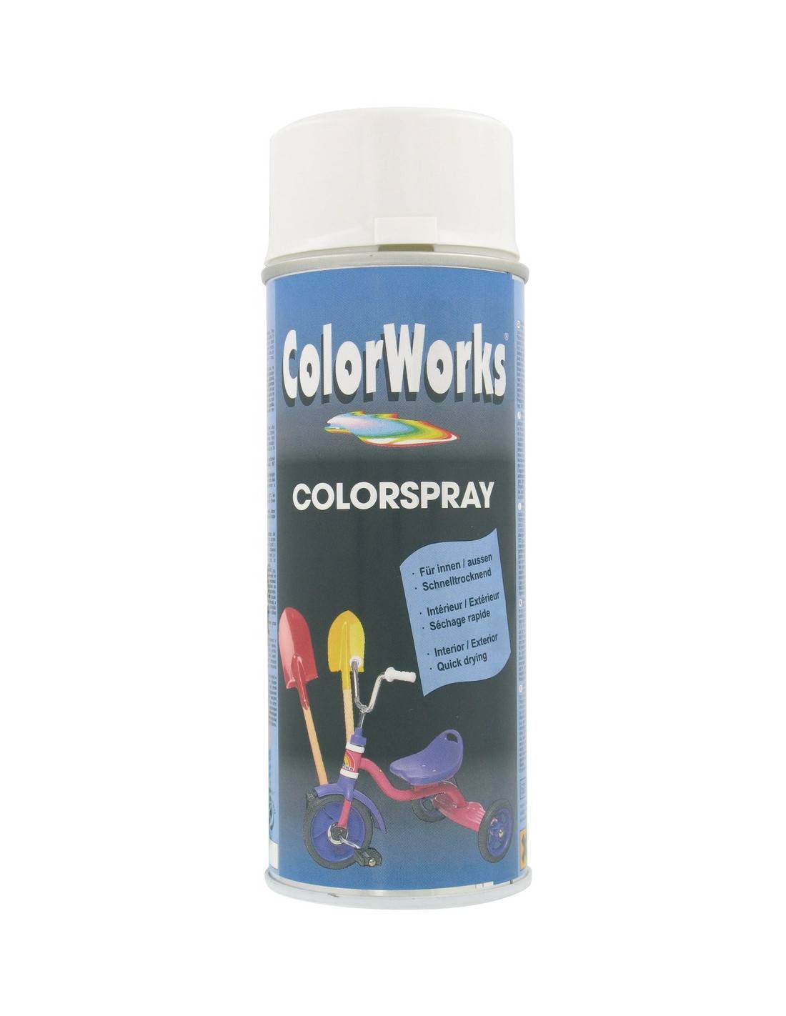 Spray Peinture Blanc Brillant Peinture Aérosol Brillante - Colorworks