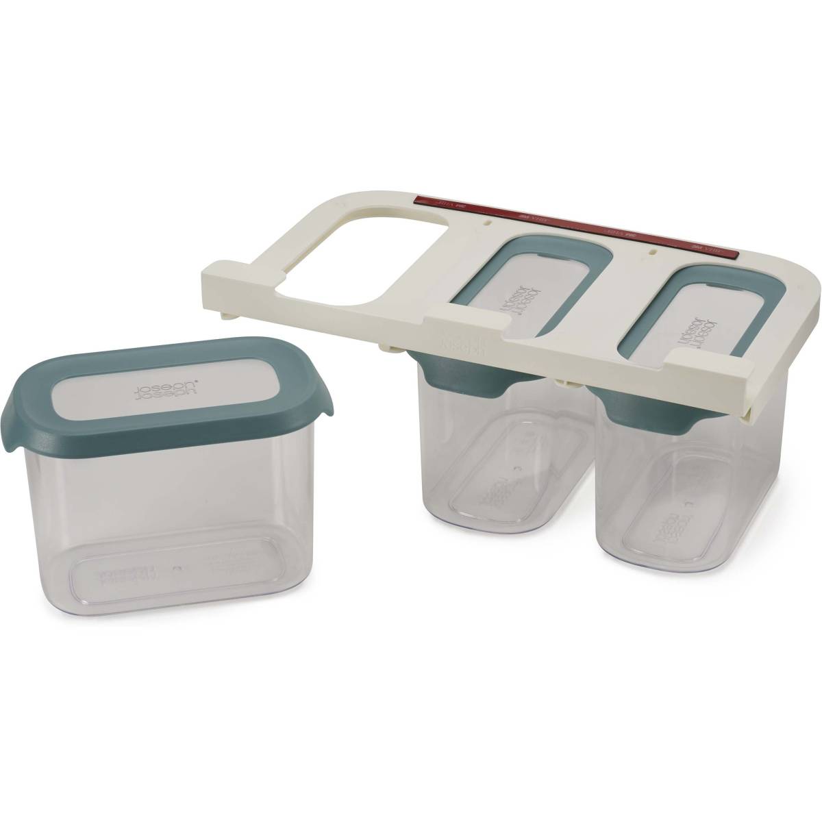 Lot de 3 boîtes de conservation sous étagère CuboardStore Boîtes de 1.3 litres - Image 1
