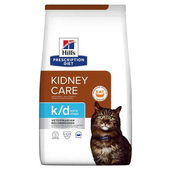 CROQUETTES CHAT ADULT PRESCRIPTION DIETS K/D KIDNEY CARE EARLY STAGE - HILL'S 3 kg - Image 1
