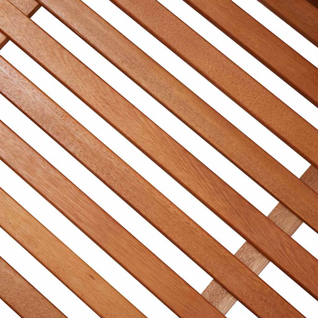 Banc Coffre Rangement Bois d'Eucalyptus Massif pour Jardin Terrasse Finition Huile 117x50x55 cm – ComfortXL Outdoor Living - Image 8