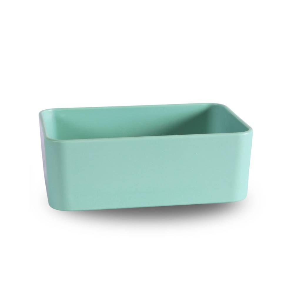 Chick'a - Mangeoire plastique rectangulaire simple vert CHICK'A - Image 2