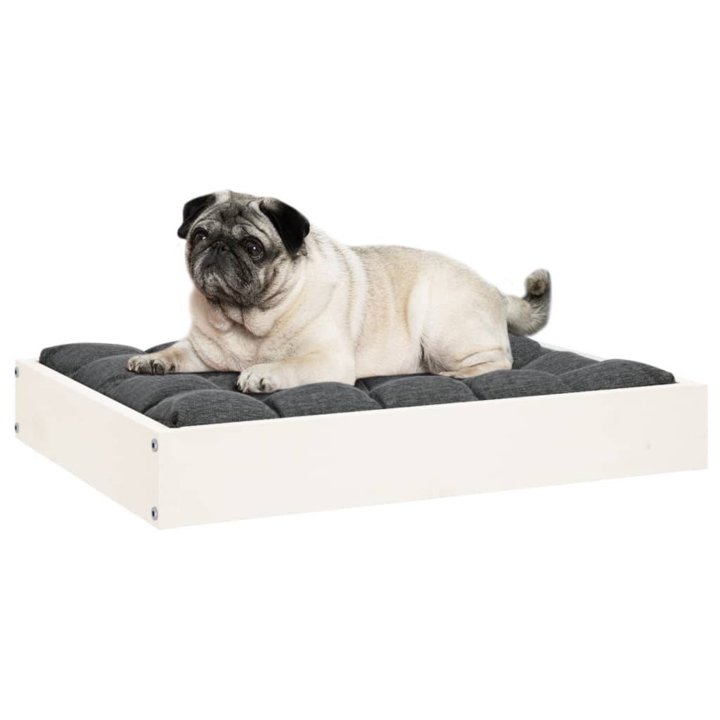 Lit pour chien bois de pin blanc 61.5 x 49 x 9 cm - PANGIVO - Image 6