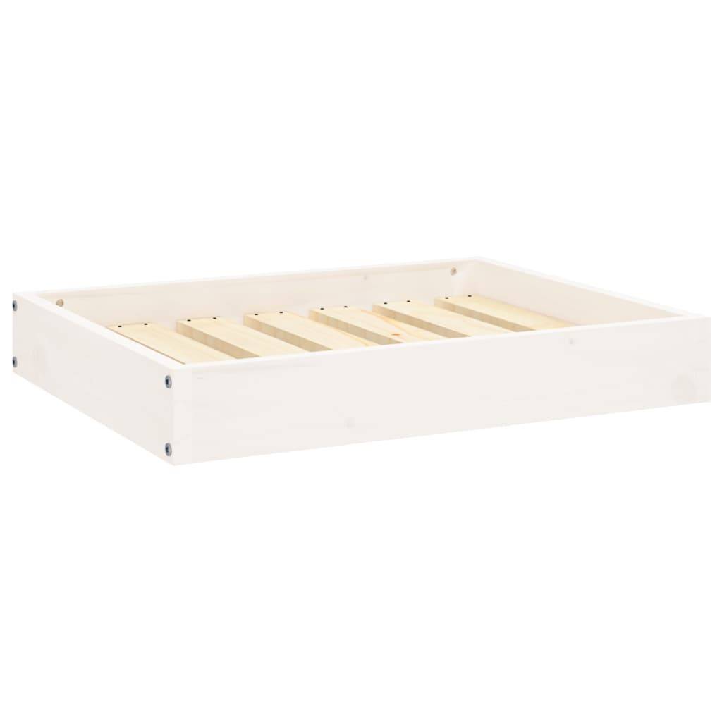Lit pour chien bois de pin blanc 61.5 x 49 x 9 cm - PANGIVO - Image 2