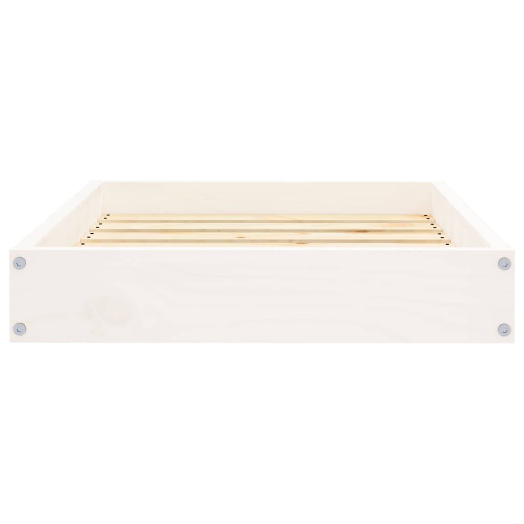 Lit pour chien bois de pin blanc 61.5 x 49 x 9 cm - PANGIVO - Image 5