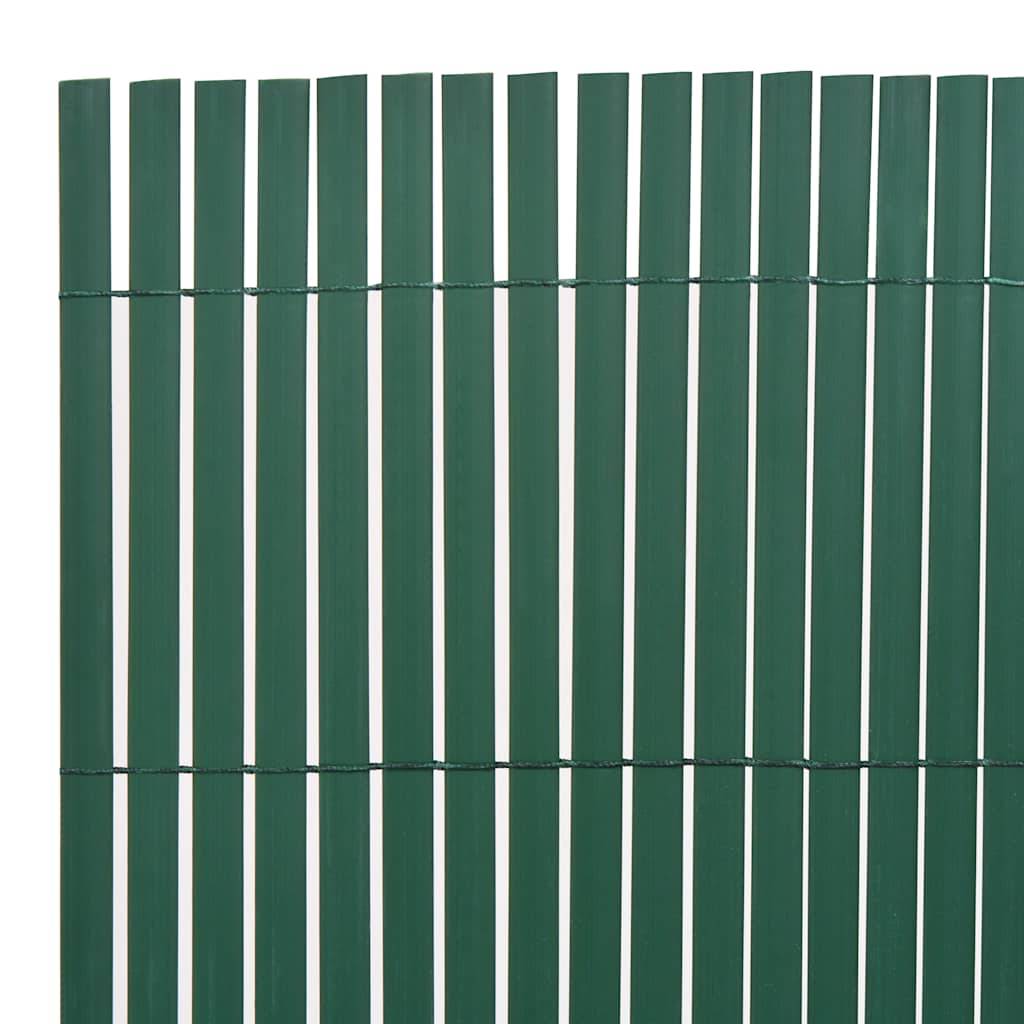 Brise-Vue PVC Rouleau Clôture Synthétique Jardin Durable 90x500cm Vert - ComfortXL Outdoor Living - Image 3