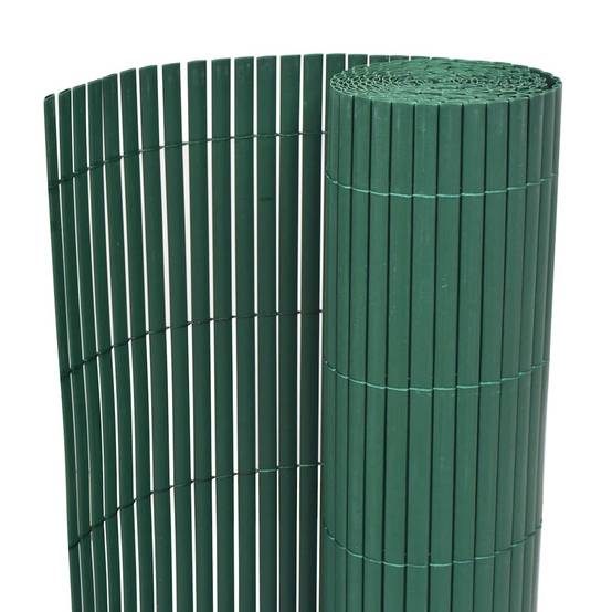 Brise-Vue PVC Rouleau Clôture Synthétique Jardin Durable 90x500cm Vert - ComfortXL Outdoor Living - Image 1