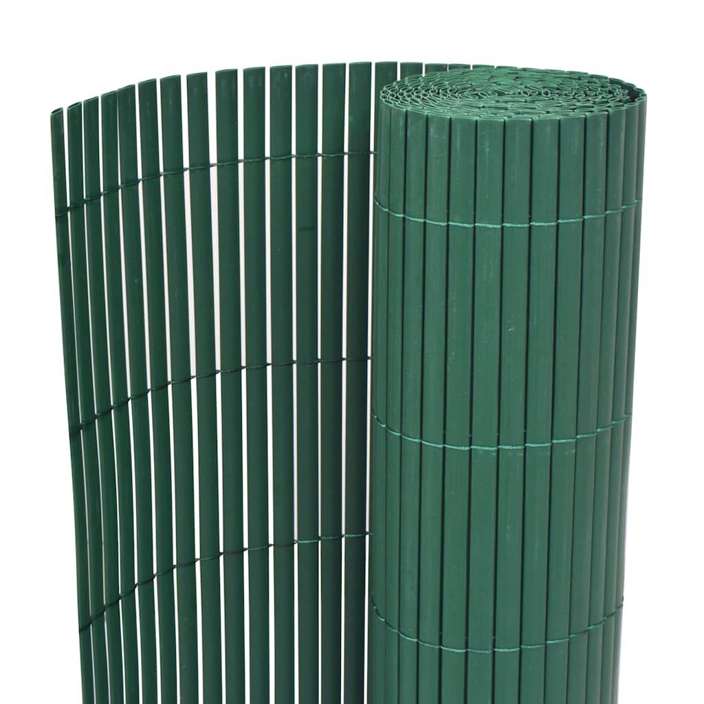 Brise-Vue PVC Rouleau Clôture Synthétique Jardin Durable 90x500cm Vert - ComfortXL Outdoor Living - Image 1