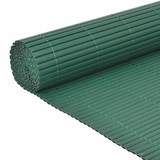 Brise-Vue PVC Rouleau Clôture Synthétique Jardin Durable 90x500cm Vert - ComfortXL Outdoor Living - Image 4