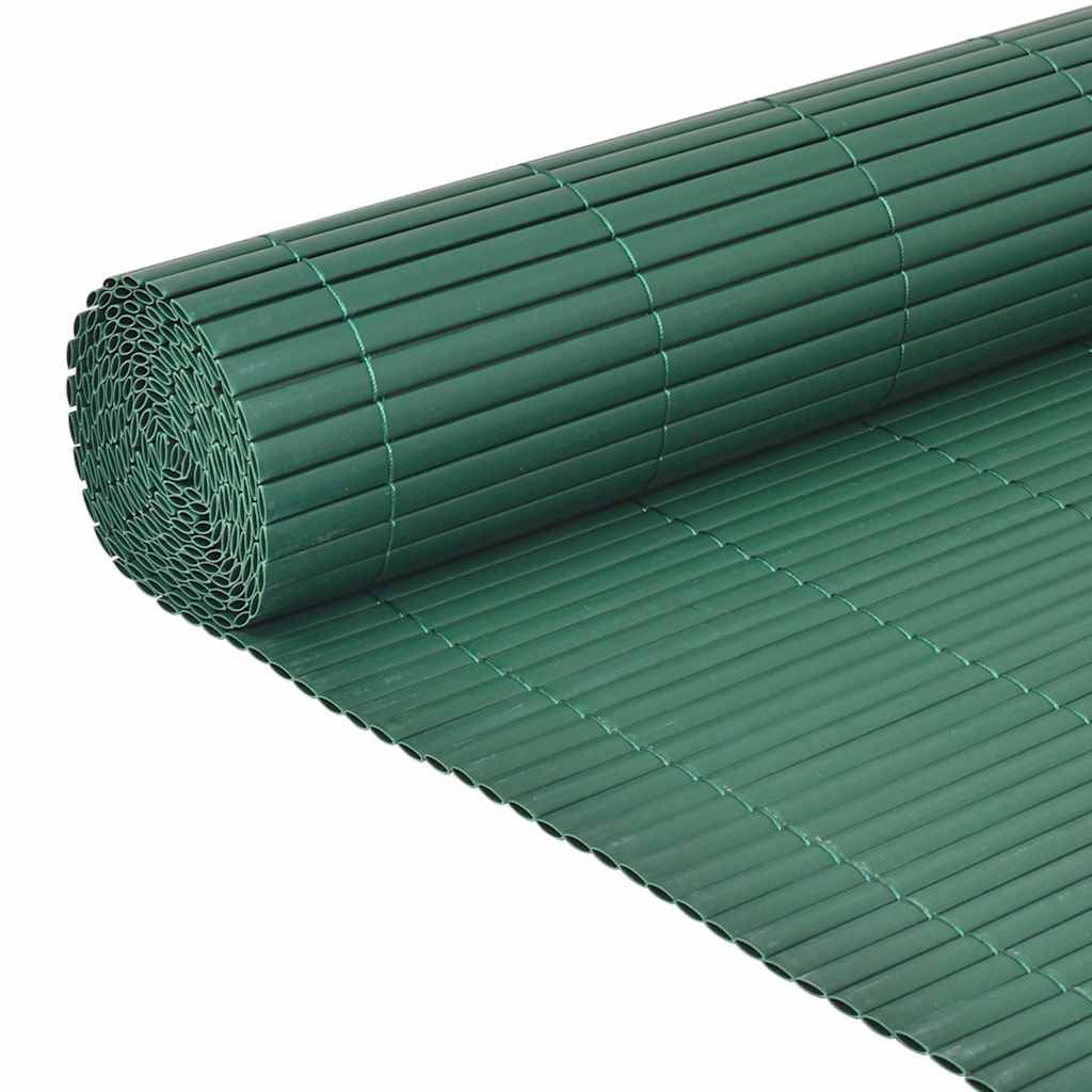 Brise-Vue PVC Rouleau Clôture Synthétique Jardin Durable 90x500cm Vert - ComfortXL Outdoor Living - Image 4