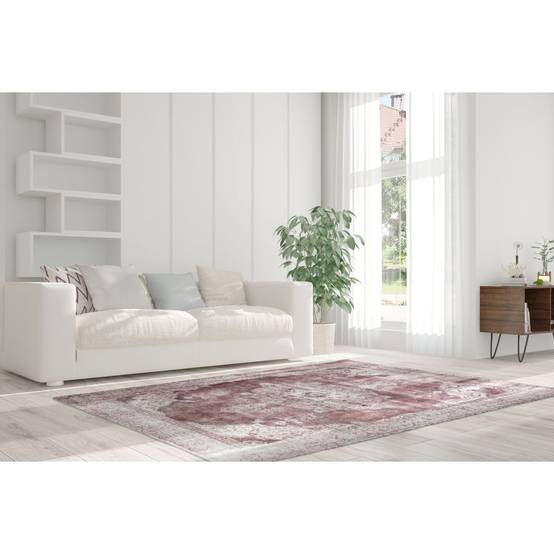 Tapis Imprimé Antique "Vintage" Beige 200 x 290 cm - Image 2