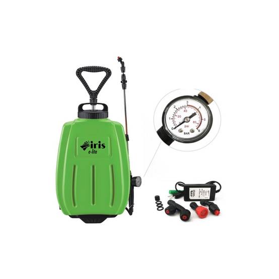 Pulverisateur électrique 16L Batterie Lithium 8Ah Chariot trolley et Bretelles Chargeur + 3 buses IRIS - Image 2
