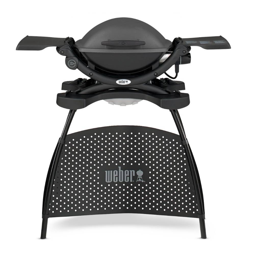 Weber - Barbecue électrique sur pieds 2200w gris foncé Q1400STAND Weber - Image 1