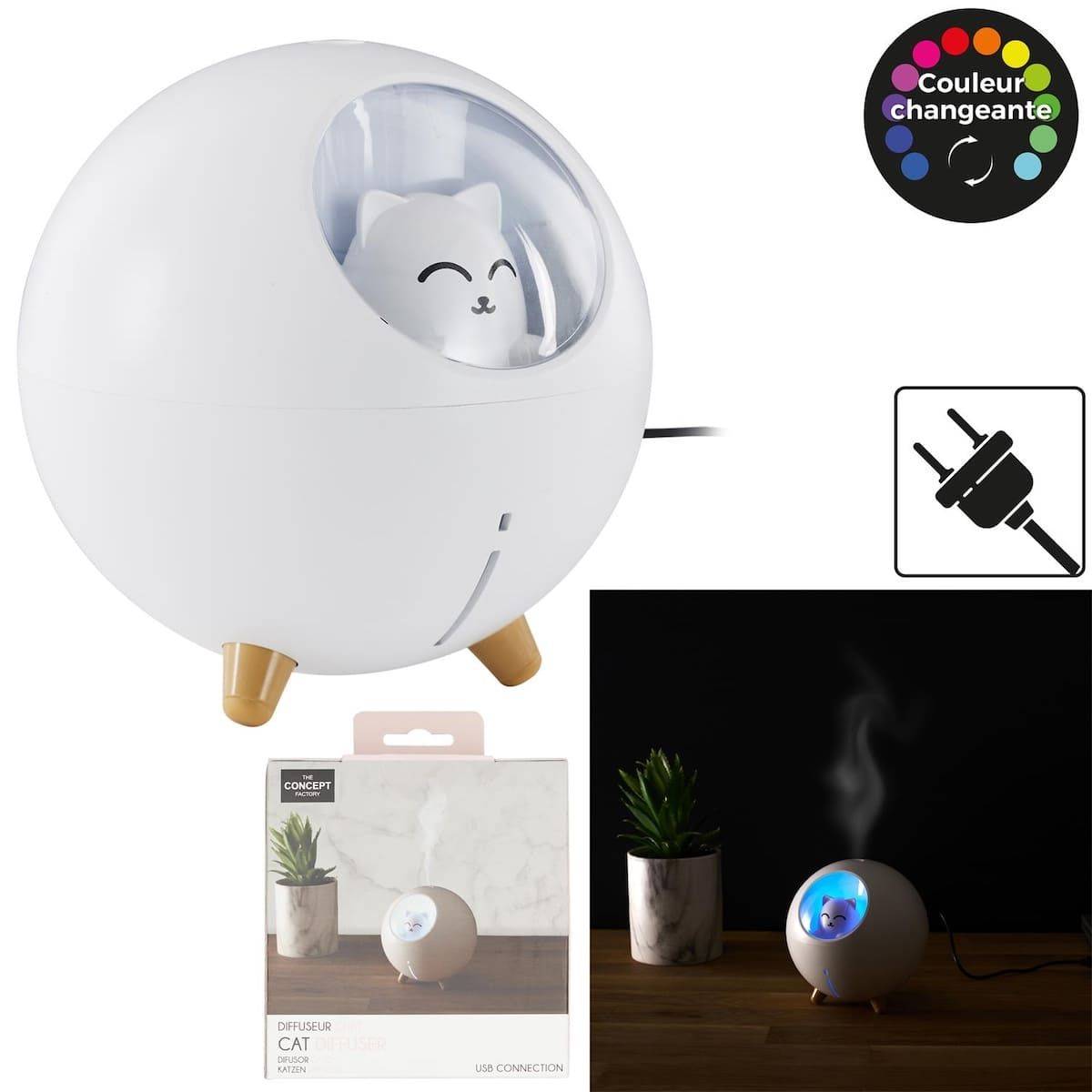 Diffuseur de Parfum d'Ambiance Chat, Design Mignon et Pour un Salon Parfumé - CHAFUM - Image 10