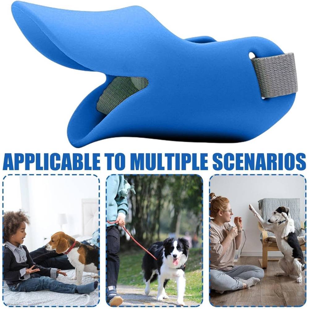 IntiMeg - Muselière bleue pour chien forme de bec de canard IntiMeg - Image 4